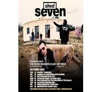 Shed Seven UK Tour 2023 A3 Print Poster Wall Art Home Decor Album Gift Present Photo Living Room Dining Room Bedroom Unframed Concert Tour Gig