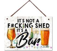 Shed Sign | Fun Shed Plaque | Funny Home Bar Sign | Garden Shed Plaque | it`s not a shed it`s a Bar Plaque