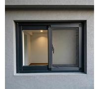 Shed Window, Aluminum Sliding Window with 4mm Tempered Glass & Screen, No Assembly Required, Basement Sliding Windows for Basement, Mobile Home, Garage, Chicken Coop(A,HxW(58X78CM))