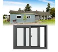 Shed Window with Locking Aluminum Sliding Windows Windows Basement Egress Window with Tempered Glass for Interior Hallway,Playhouse Garage