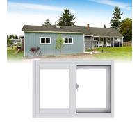 Shed Window with Locking Aluminum Sliding Windows Windows Basement Egress Window with Tempered Glass for Interior Hallway,Playhouse Garage