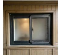 Shed Windows Basement Sliding Window Aluminum Alloy Frame & Screen & Tempered Glass No Assembly House Replacement Sliding Window for Home Shed Warehouse Garage RV(B,HxW(78X78CM))