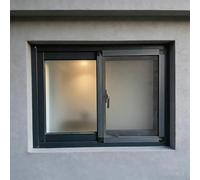 Shed Windows, Mobile Home Sliding Window with Tempered Glass & Screen, Aluminum Alloy Frame, Replacement Window for Basement, Bathroom, Chicken Coop, Garage, Barn(A,HxW(78X78CM))