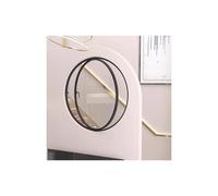Shed Windows Round Rotating Windows That Open, Porthole Windows for Houses, Circle Central Axis Casement Window for Entryway, Boats, Replacement Shed Windows(50cm/19.7in)