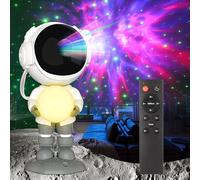 SHEDALED Astronaut Galaxy Projector with Night Light Lamp, Starry Star Projector with Remote Control & Timer, Ceiling Nebula Space Projectors for Bedroom Decor, Christmas, Birthdays Gift