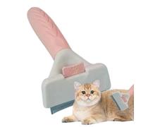 Shedding Brush, Dog Detangling Tool, Stainless Steel Pet Hair Grooming Brush - Ergonomic Dog Undercoat Brush, Cat Hair Cleaning Brush for a