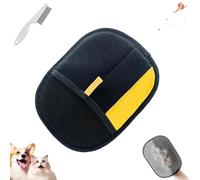 Shedly Sweep Pro Hand Held, Pawlush Pro Glove, 2025 New Upgrade Anti-Static Double-Sided Pet Grooming Gloves, A Cleaner Home with Just One Swipe (A, 1PCS)