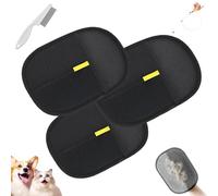 Shedly Sweep Pro Hand Held, Pawlush Pro Glove, 2025 New Upgrade Anti-Static Double-Sided Pet Grooming Gloves, A Cleaner Home with Just One Swipe (B, 3PCS)