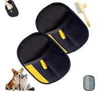 Shedly Sweep Pro, Petlova Double Sided Grooming Glove, 2025 Thickening Electrostatic Pet Hair Remover Gloves for Pets, Reusable Fingerless Anti-static Gloves for Clothes, Sofas (2 Pcs)