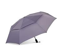 ShedRain Vortex Automatic Compact Folding Windproof Travel Umbrella - Push Button Open & Close - Rain & Windproof Vented Double Canopy - Protect from Rain, Sun & Wind - Wind Tunnel Tested to 75 mph