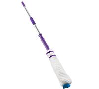 SHEDS AND FENCE LTD DL Twist Mop with Stainless Steel Handle - Purple Floor Cleaner | Size: 1m x 2m SHEDS AND FENCE LTD Purple 1m x 2m