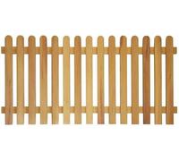 SHEDS AND FENCE LTD Pack of 6 Modern Picket Fence Panels - 2ft x 3ft for Outdoor Use in Brown SHEDS AND FENCE LTD Brown