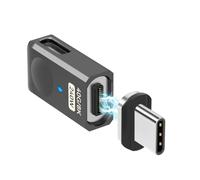 SHEEAST Magnetic USB Type C Adapter 40Gbps Side Port, 240W USB C Magnetic Adapter 24Pin Straight with 8K 60Hz for Thunderbolt 3/4, MacBook Pro/Air, Steam Deck, Quest 2, RoG Allyand More Type C Devices