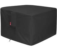 SheeChung Fire Pit Cover Square 40"L x 40"W x 20"H,Heavy Duty 600D Fire Table Covers for Outside Gas Propane Fireplace,Waterproof Outdoor Firepit Covers,All Weather Resistant