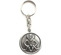 Sheela Na Gig Handmade Pewter Keyring + Badge + Organza Bag KR802