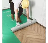 Sheeldify Heavy Duty Floor Protection Film 97 cm x 30 m Green Painter's Fleece Non-Slip Cover Fleece Renovation Moving Professional Protection Surface Protection Floor Coverings (M-220G 97 cm x 30 m