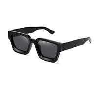 SHEEN KELLY （Box Gift） Retro Millionaire Sunglasses Square Metal punk Rock Hip hop Sunglasses men women…