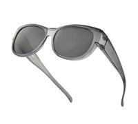 SHEEN KELLY Oversized Polarized Fit Over Sunglasses Women Men TR90 Mirrored Over Glasses Cat Eye Driver Goggles