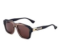 SHEEN KELLY Polarized Retro Rectangular Sunglasses for Men and Women Designer Style With Metal Embellishments on the Temples 80s 90s