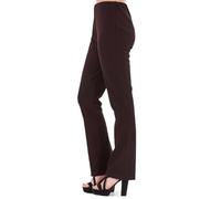 SHEEN Womens Ladies Nurse Work Carer Stretch Elasticated Trousers 31 Leg 29 Leg 27 Leg UK8-26 (UK, Numeric, 22, Regular, Long, Brown)