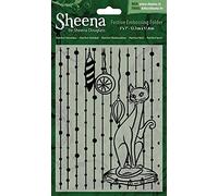 Sheena Douglass 5"X7" Christmas Folder - Purrfect Christmas, Transparent