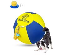 SHEENLULU Herding Ball for Dogs, 18'' Dog Traing Balls with Handle and Bell, Australian Shepherd, Border Collie, Cattle Dog, Large Breed Outdoor Play