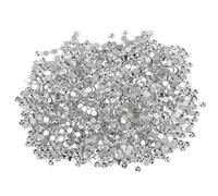 Sheens 1440Pcs White Flat Back Rhinestones, Clear Sparkling Crystals for Nails Art Crafts, SS12 3.0-3.2mm, for DIY Makeup Clothes Shoes Bags Decoration
