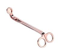 Sheens Candle Cutter, Fashion Candle Heart Clip Candle Snuffer Wick Trimmer Cover Hand Tool Extinguish Candle Wick Trimmer [Rose Gold]