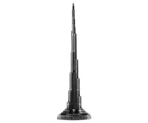 Sheens Tower Ornament, 7.1in High Dubai Burj Khalifa Model in Alloy, Vintage Design for Home Decor, Office Desktop, Wedding, Party Decor, Gift