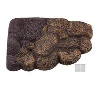 Sheens Turtle Basking Platform, Tortoise Climbing Floating Island Natural Simulation Habitat Rocks Resin with Magnet for Aquarium Stone Decor [NS-78]