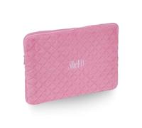 SheEO Strategy Pink Laptop Bag, Great ipad case or Work Bag. Quilted 14 inch Laptop Sleeve. Machine Washable (14x10.5inch) Perfect for Women to use for Home, Work and Business.