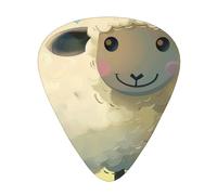 Sheep 1 Printed Guitar Pick 12 Pieces Guitar Pick In A Box The Makes Sound Clear Ukulele Electric Acoustic Guitar Bass (0.46 0.71 0.96mm)