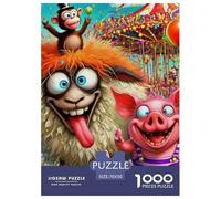 Sheep 1000 Pieces Premium Jigsaw Animal Age 12+ Quirky, Abstract Design, Home Decoration, Educational, Challenging 70x50cm/1000pcs