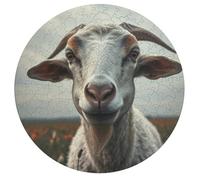 Sheep 195 Piece Circular Puzzle Wildlife Animal Shape Learning Through Play Educational Puzzle for Kids & Adults Idea Home Decor 195 PCS