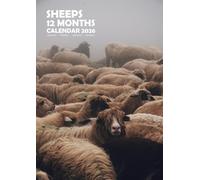 Sheep 2026 Calendar, A3, Wirobound, Full Colour, Free Pack of Calendar Stickers