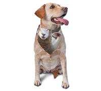 Sheep and Lambs Dog Bandana Pet Scarf Accessories for Small Medium Dogs Cats Photo Prop, Triangle Pet Bandanas Adjustable Puppy Bib Washable Dog Kerchief Puppy Neckerchief