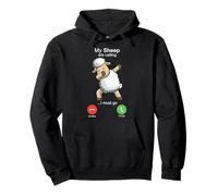 Sheep Art Sheepherders Farmer Wool Costume Motive Pullover Hoodie