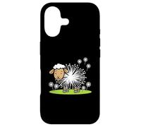Sheep as a dandelion for Farmer Farming Cute Flower Sheep Case for iPhone 17