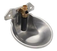 Sheep Automatic Water Drinking Bowl Steel Drinker Goat Waterer Fountain with Copper Valve Touch Switch