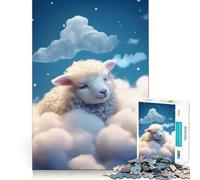 Sheep Baby 1000 Pieces Jigsaw Puzzles for Teenagers Logic Ability Toy Light Relax Accurate Cut Classic Gift 50x75cm