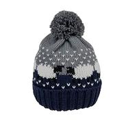Sheep Bobble Pom Hat (Navy)