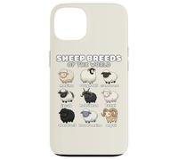 Sheep Breeds of the World Sheep Whisperer Herder Farmer Case for iPhone 13