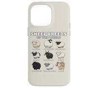 Sheep Breeds of the World Sheep Whisperer Herder Farmer Case for iPhone 14 Pro Max