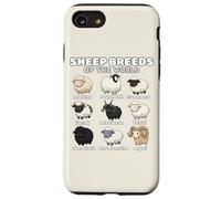 Sheep Breeds of the World Sheep Whisperer Herder Farmer Case for iPhone SE (2020) / 7/8