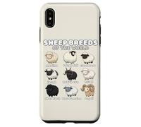 Sheep Breeds of the World Sheep Whisperer Herder Farmer Case for iPhone XS Max