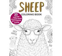 Sheep Coloring Book: Easy and Relaxing Designs for Stress Relief and Fun, A Cute Animal Coloring Book for Sheep Lovers, Perfect Gift Idea
