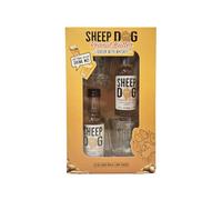 Sheep Dog Peanut Butter Liqueur 2 x 5cl (35% ABV) with Whiskey & 2 Shot glasses
