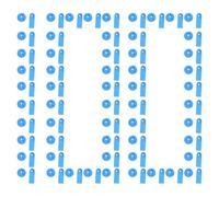 Sheep Ear Tags, Goat Ear Tags for Numbers, Cattle Marker, Set of 100 | Heavy Duty Animal ID Tags