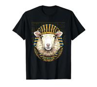 Sheep Egyptian Pharaoh Historian Archaeologist Value Graphic T-Shirt, Men, Black, S