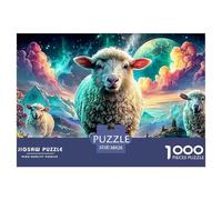 Sheep FantasyExpert-Level Jigsaw Puzzles for Adults A 1000-Piece (Advanced) Set of Seemingly Impossible, Hard, And Extremely Difficult Challenging Puzzle Educational Games - The Ultimate Test And Gif